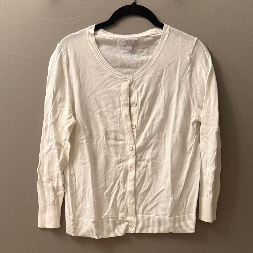 GAP Cream Women's Cardigan Sweater
